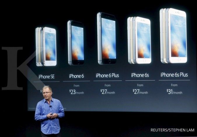 Kuartal I-2016, pendapatan Apple anjlok 16%