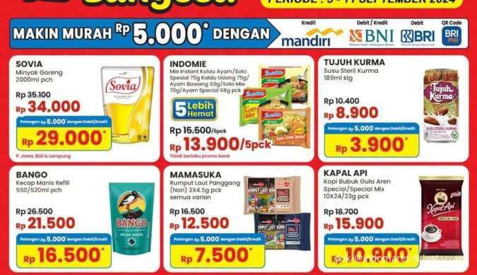 Promo Indomaret Weekend September 2024, Promo Kecap dan Indomie Beli 5 Lebih Hemat