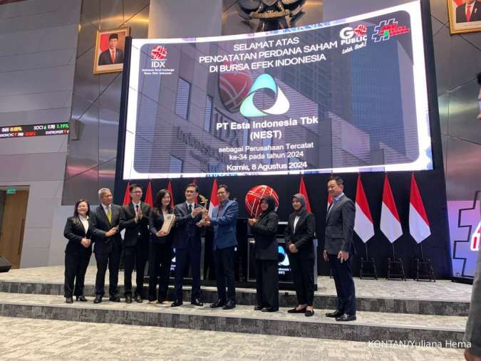 Resmi melantai di BEI, Esta Indonesia (NEST) Jadi Emiten ke-34 di 2024