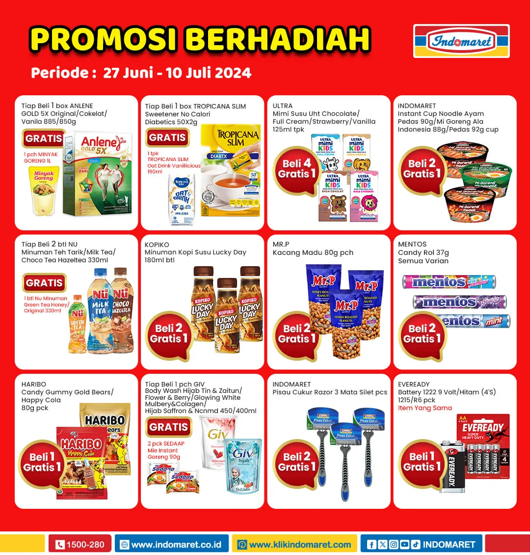 Promo Berhadiah Indomaret Periode 27 Juni-10 Juli 2024