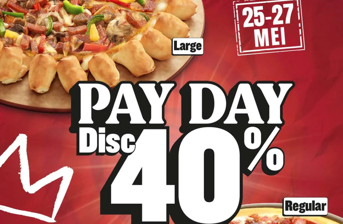 Promo Pizza Hut Payday Berakhir Hari Ini 27 Mei 2025, Diskon 40% dengan BCA