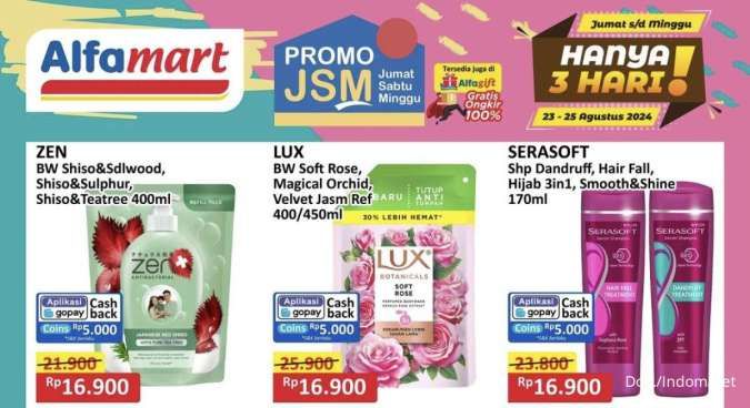 Katalog Promo JSM Alfamart Periode 23-25 Agustus 2024, Es Krim Beli 2 Gratis 1!