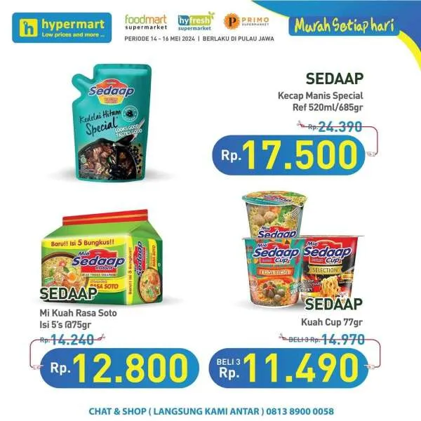 Promo Hypermart Hyper Diskon Weekday Periode 14-16 Mei 2024