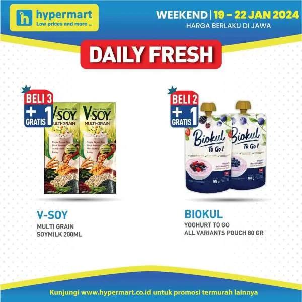 Promo JSM Hypermart Hyper Diskon Weekend Periode 19-22 Januari 2024