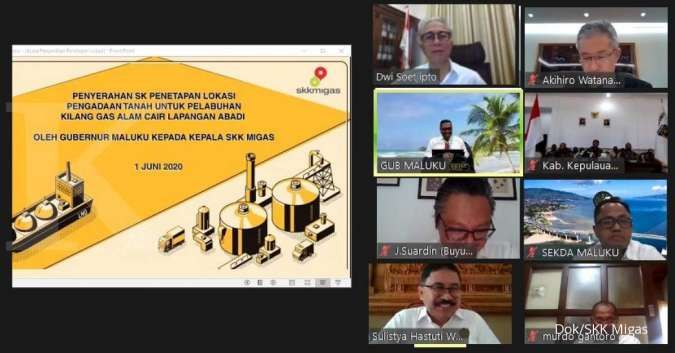 Pemprov Maluku serahkan SK pengadaan tanah pelabuhan LNG Lapangan Abadi Masela