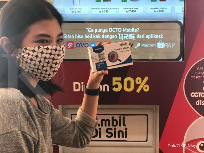 Dukung Protokol Kesehatan Octo Vending Cimb Niaga Sediakan Masker Dan Alat Kesehatan Lainnya