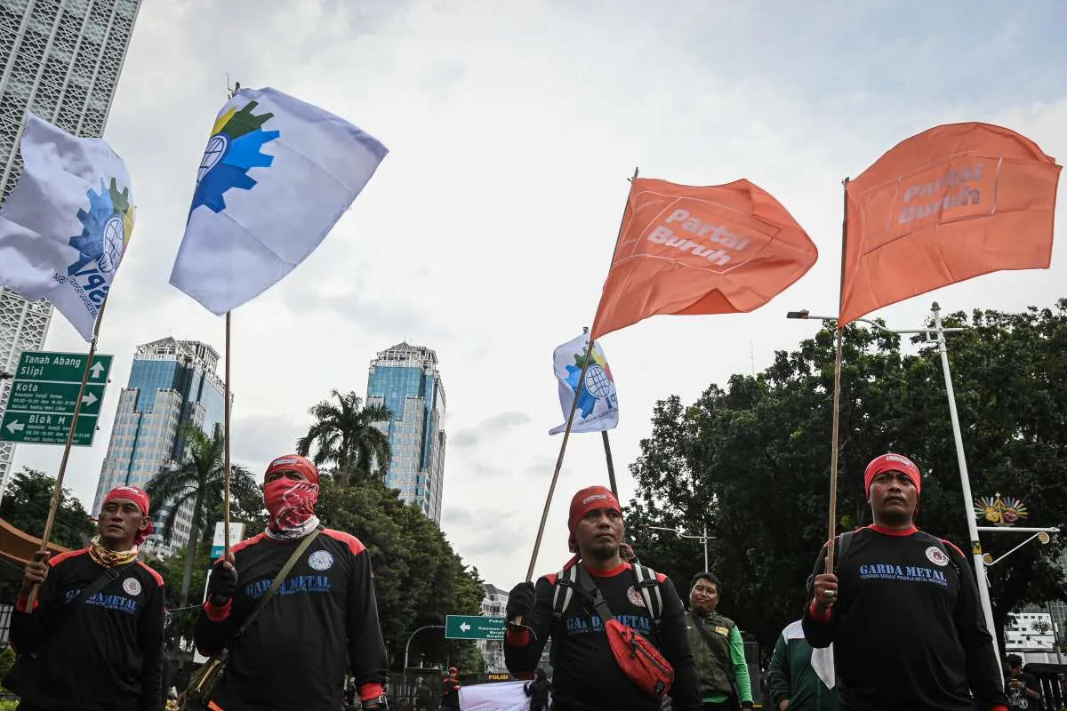 Aksi Buruh: Tuntut Kenaikan Upah Minimum Sektoral dan Provinsi