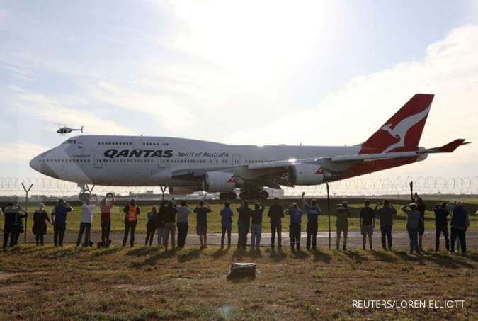 Pesawat Boeing 747 terakhir maskapai QANTAS Australia