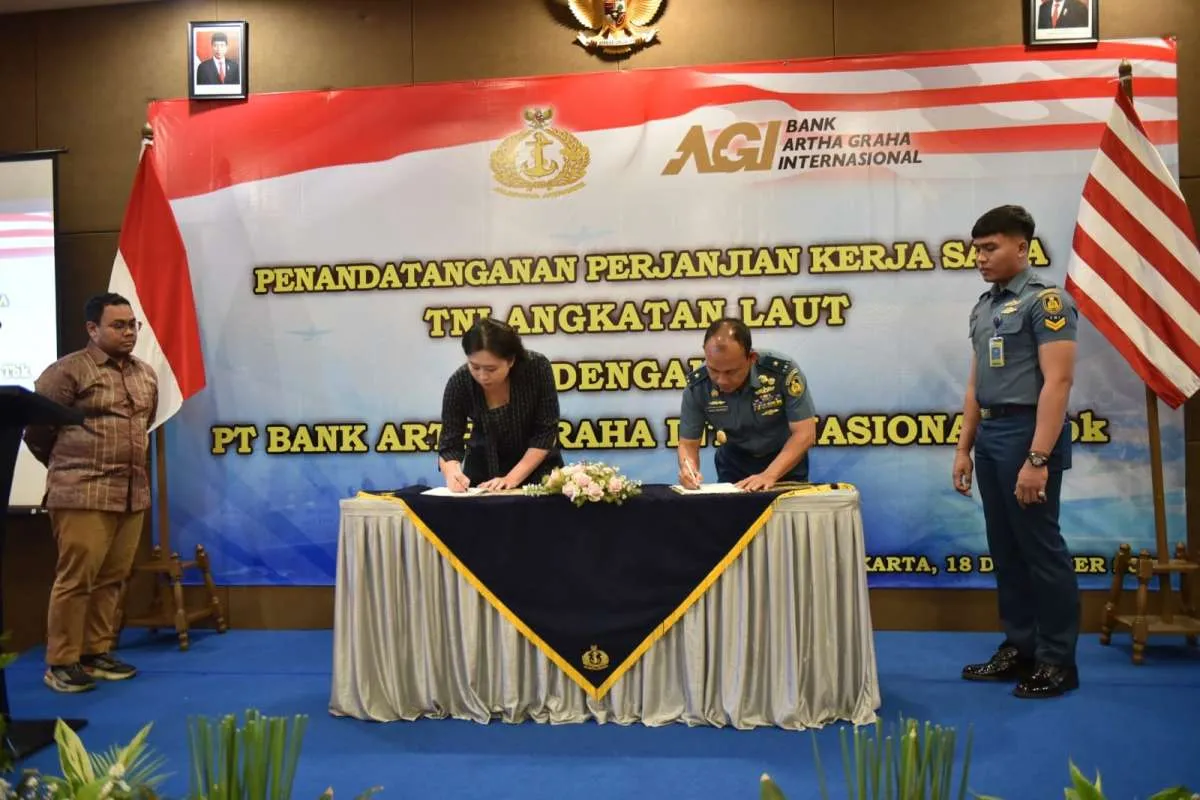 Perkuat Sinergi, Bank Artha Graha dan TNI AL Tandatangani Perjanjian Kerja Sama 