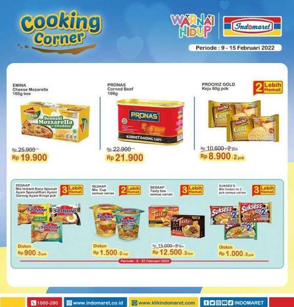 Promo Indomaret Super Hemat Mingguan 9-15 Februari 2022