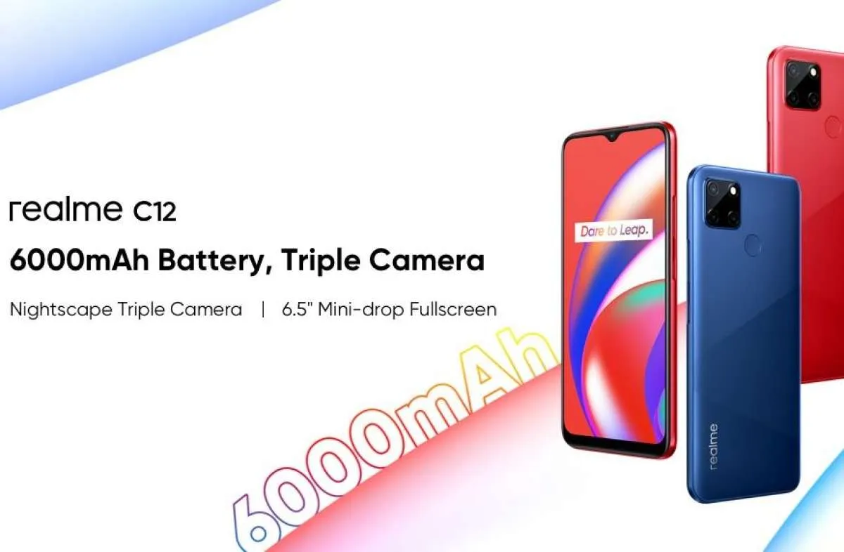 Rekomendasi HP murah, berikut spesifikasi dan harga Realme C12