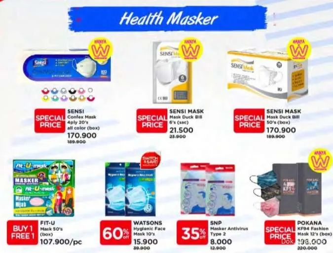 Promo Watsons Year End Sale Periode 23 Desember 2021-2 Januari 2022