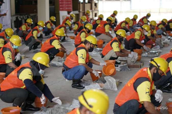 SIG Gelar Pelatihan dan Sertifikasi Bagi 190 Tenaga Konstruksi di Surabaya dan Kediri