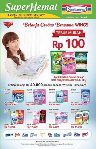 Katalog Promosi Indomaret 16 - 22 Oktober 2019 (1)