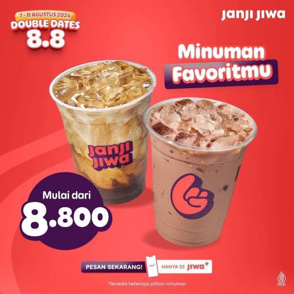 Promo 8.8 di Kopi Janji Jiwa