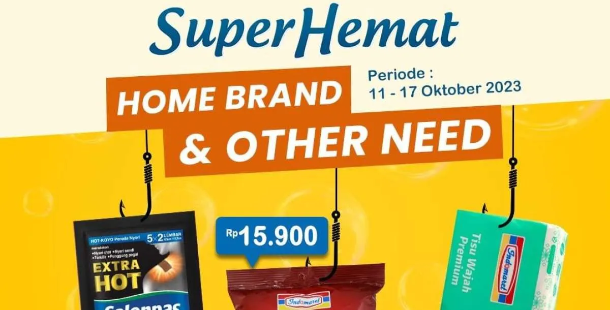Promo Indomaret Super Hemat 17 Oktober 2023, Belanja Murah Sampai Hari Ini