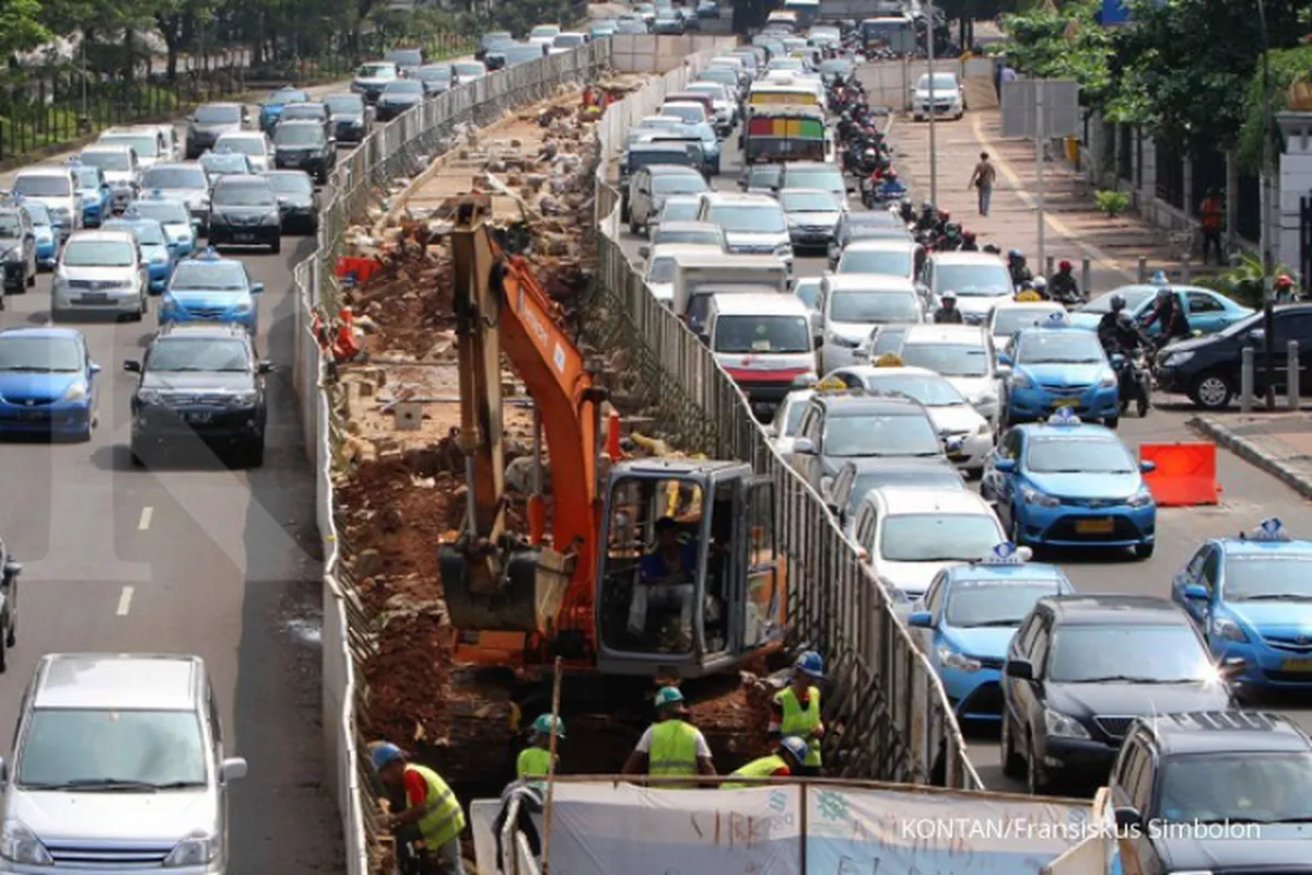 Ada MRT, median jalan HI-Sarinah ditutup 4 tahun