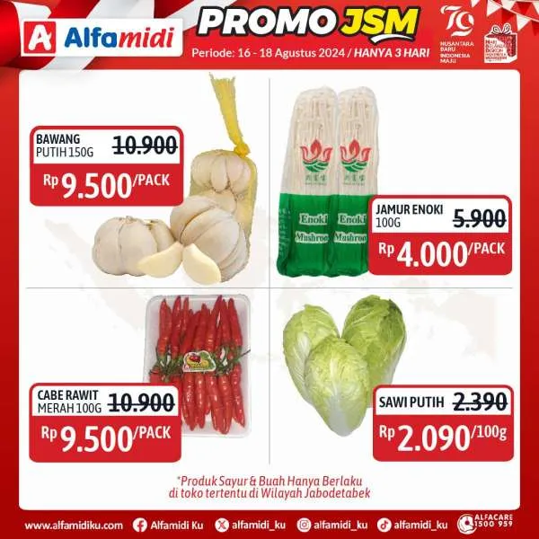 Promo JSM Alfamidi Spesial Kemerdekaan Periode 16-18 Agustus 2024