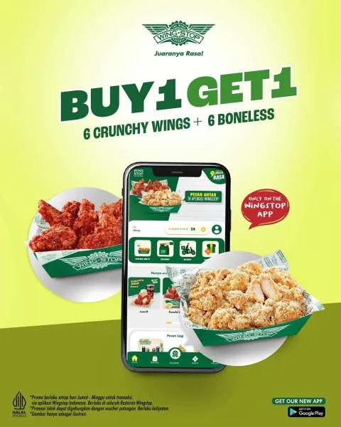 Promo Wingstop Buy 1 Get 1
