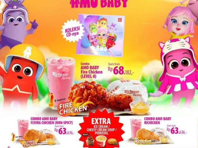 Promo Richeese Edisi Anak-anak, Hadirkan Kolaborasi Bersama Lily Amo Baby