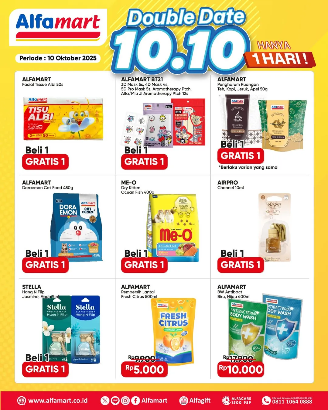 Promo 10.10 Alfamart Periode 10 Oktober 2025