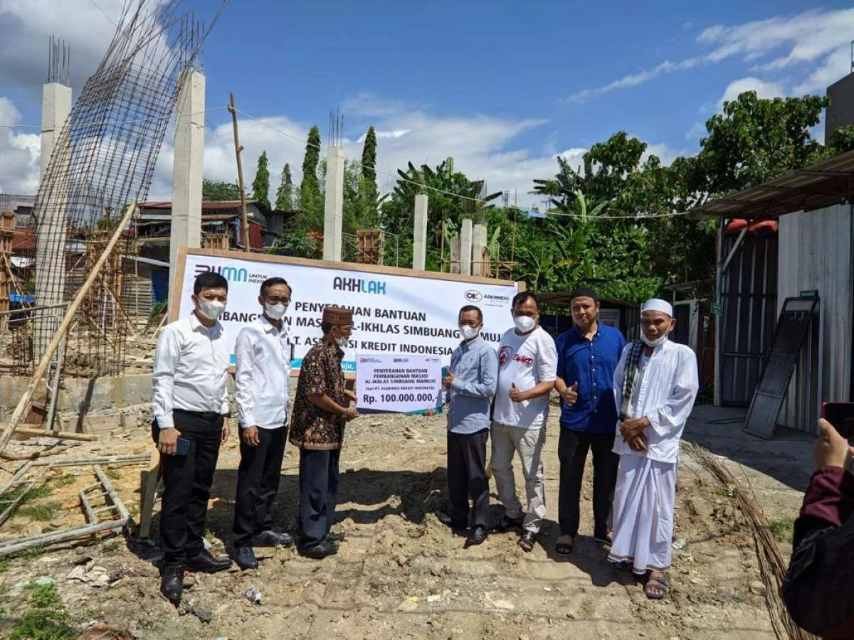 Bantu bangkit dari bencana gempa, Askrindo salurkan bantuan pembangunan Masjid 
