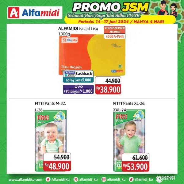 Promo JSM Alfamidi Hanya 4 Hari Spesial Idul Adha Periode 14-17 Juni 2024