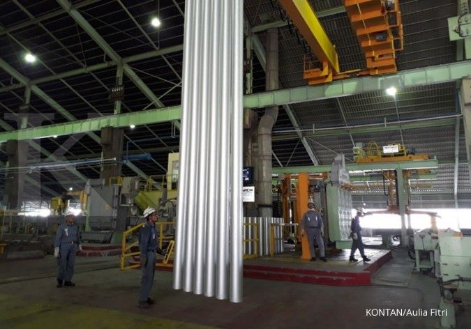 Inalum menargetkan produksi 500.000 aluminium