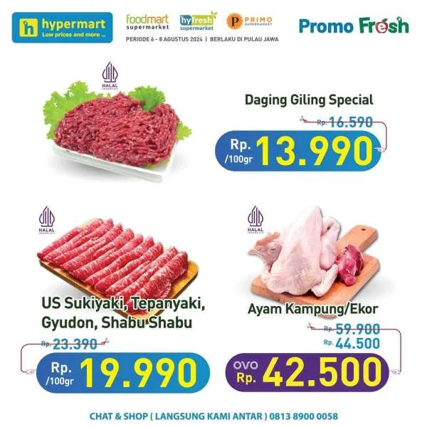 Promo Hypermart Hyper Diskon Weekday Periode 6-8 Agustus 2024