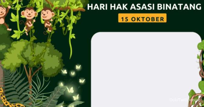 Kumpulan Twibbon Animal Rights Day, Peringatan Hari Hak Asasi Binatang