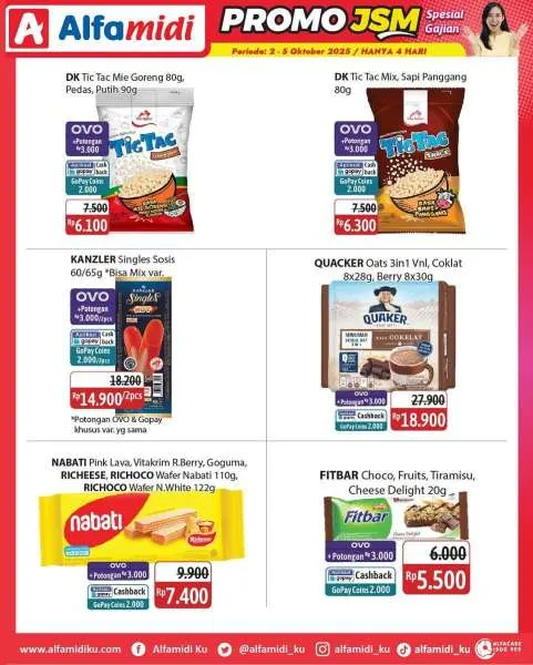 Promo JSM Alfamidi Hanya 4 Hari Periode 2-5 Oktober 2025