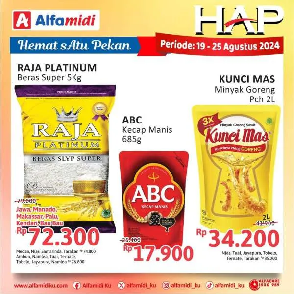 Promo Alfamidi Hemat Satu Pekan Periode 19-25 Agustus 2024