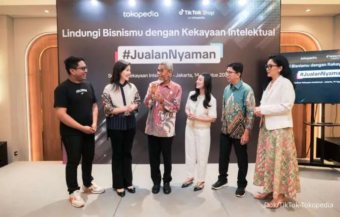 Tokopedia dan TikTok Shop Edukasi UMKM Soal KI Lewat Kampanye #JualanNyaman