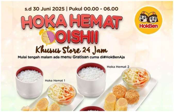 Promo Hoka Oishii sampai 30 Juni di Store 24 Jam, Buy 2 Get 1 Cuma Rp 16.000-an/Orang