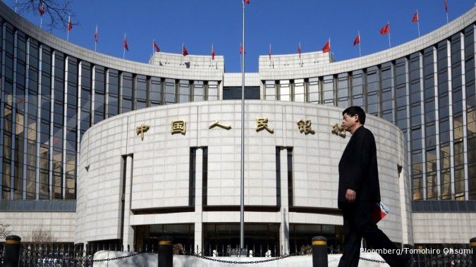 Bank sentral China suntik modal 400 miliar yuan