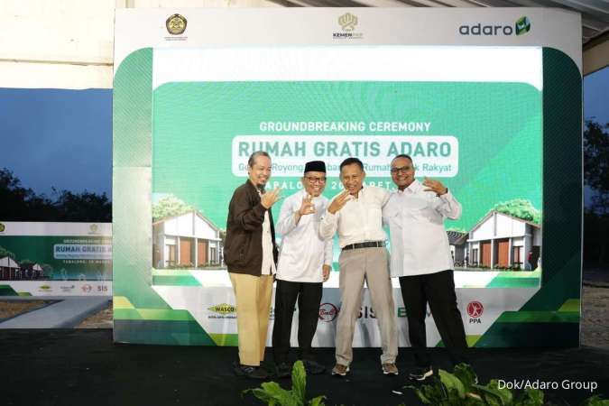 Adaro Group Bangun 500 Unit Rumah Gratis Bagi MBR di Wilayah Operasinya