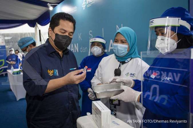 Menteri Erick Thohir sebut ada peluang vaksin corona mandiri, ini syaratnya