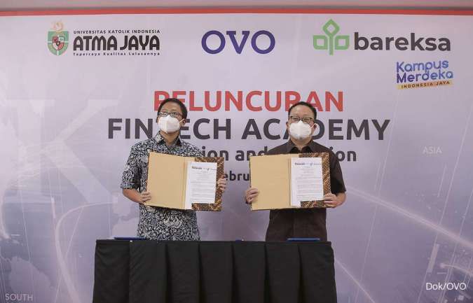 Penuhi kebutuhan talenta, Unika Atma Jaya gandeng OVO-Bareksa rilis Fintech Academy