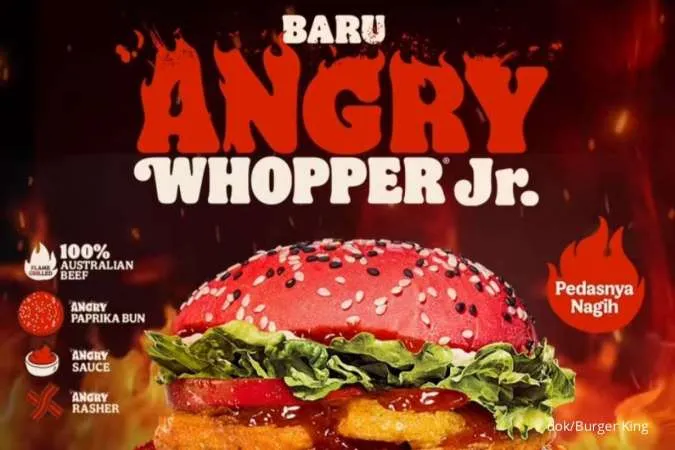 Promo Burger King Terbaru, Ada Paket Limited Time Angry Menu dan Friyay Chicken