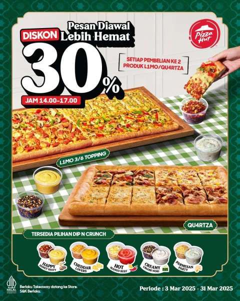 Promo Pizza Hut 3-31 Maret 2025