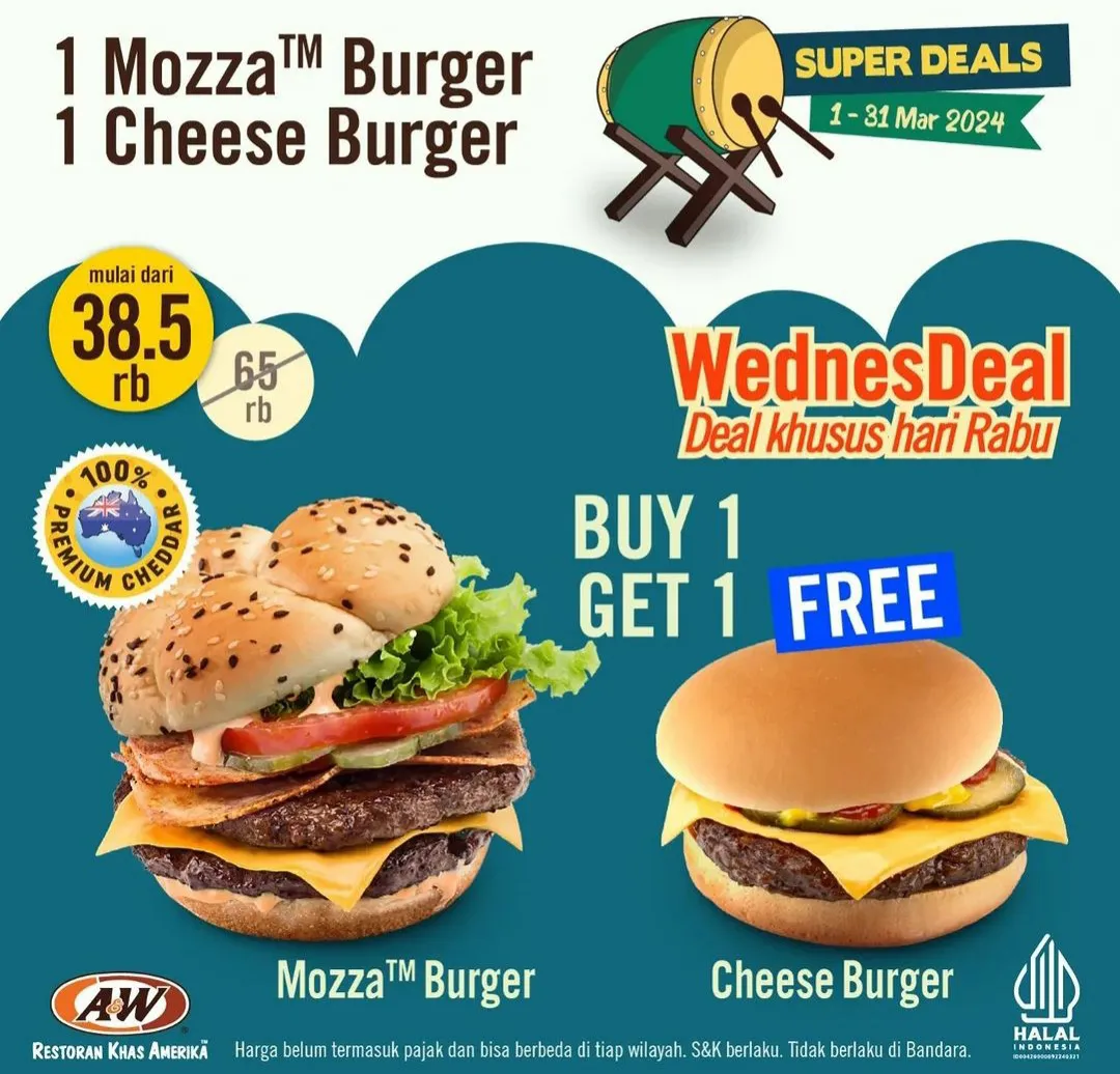 Promo AW Restoran Super Deals 1-31 Maret 2024