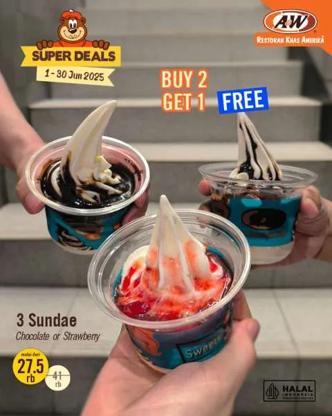 Promo A&W Buy 2 Get 1 Juni 2025