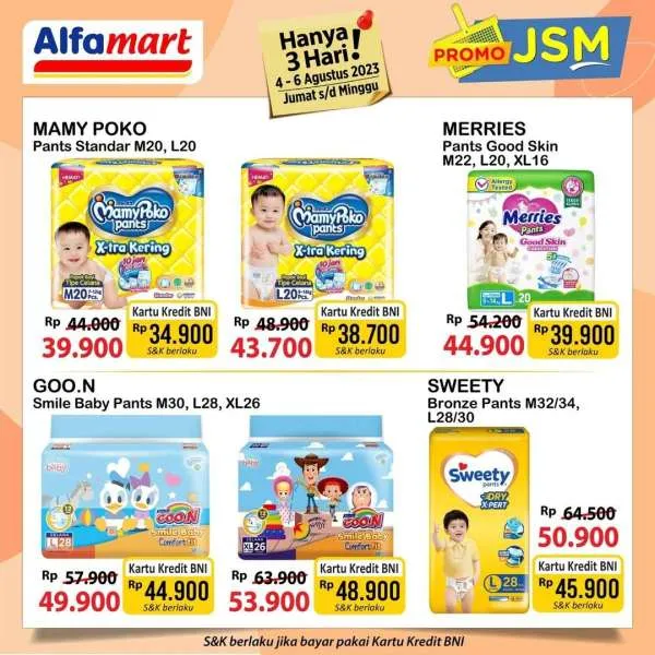 Promo JSM Alfamart Periode 4-6 Agustus 2023