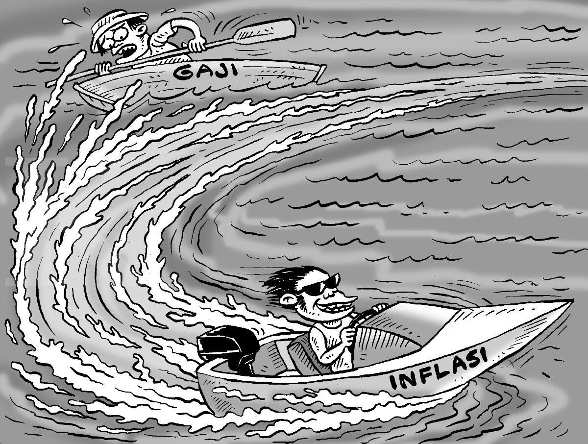 Berharap Gaji Besar Mengejar Inflasi