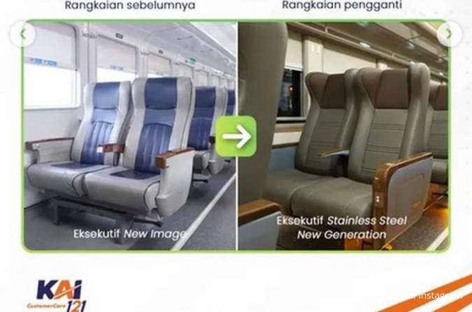 Kereta Api Stainless Steel New Generation Rute Semarang-Gambir