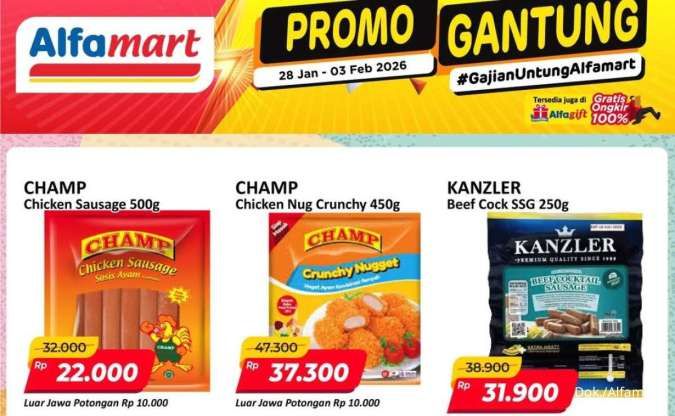 Katalog Promo Alfamart Gantung (Gajian Untung) Periode 28 Januari-3 Februari 2026