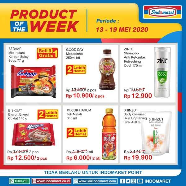 Promo Indomaret Product of The Week 13-19 Mei