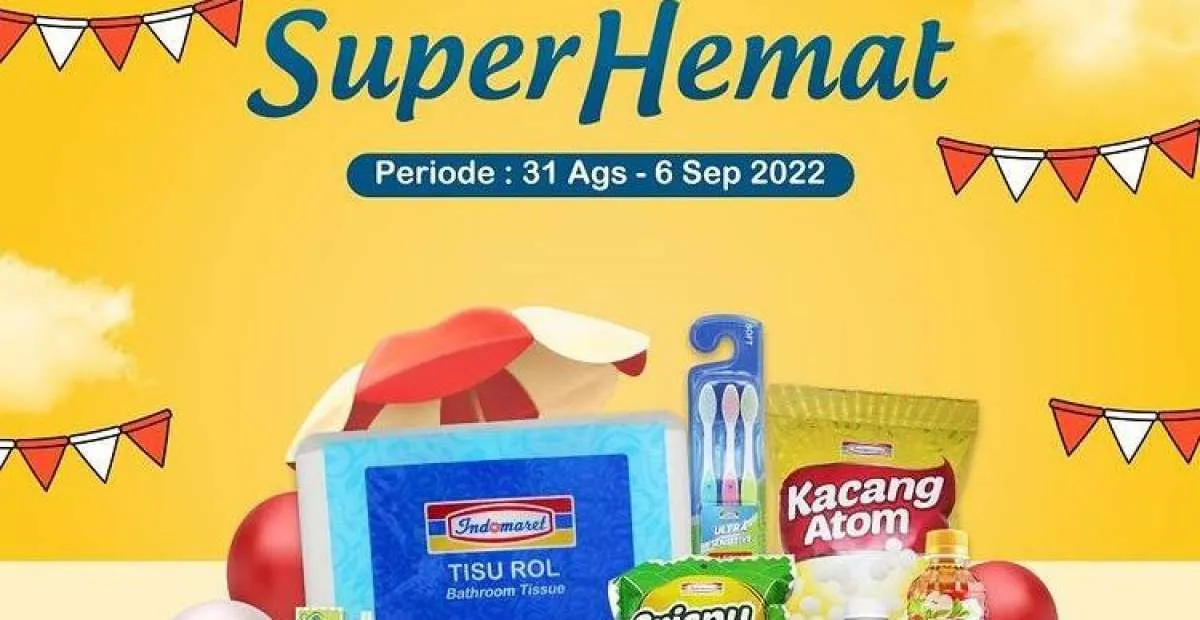 Promo Indomaret Super Hemat Mingguan Terbaru di Bulan September 2022, Jangan Lewatkan