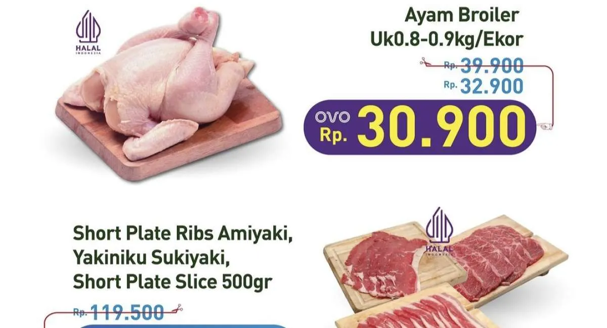 Promo Hypermart Weekday 24-26 September 2024, Daging Short Plate Diskon Rp 49.600