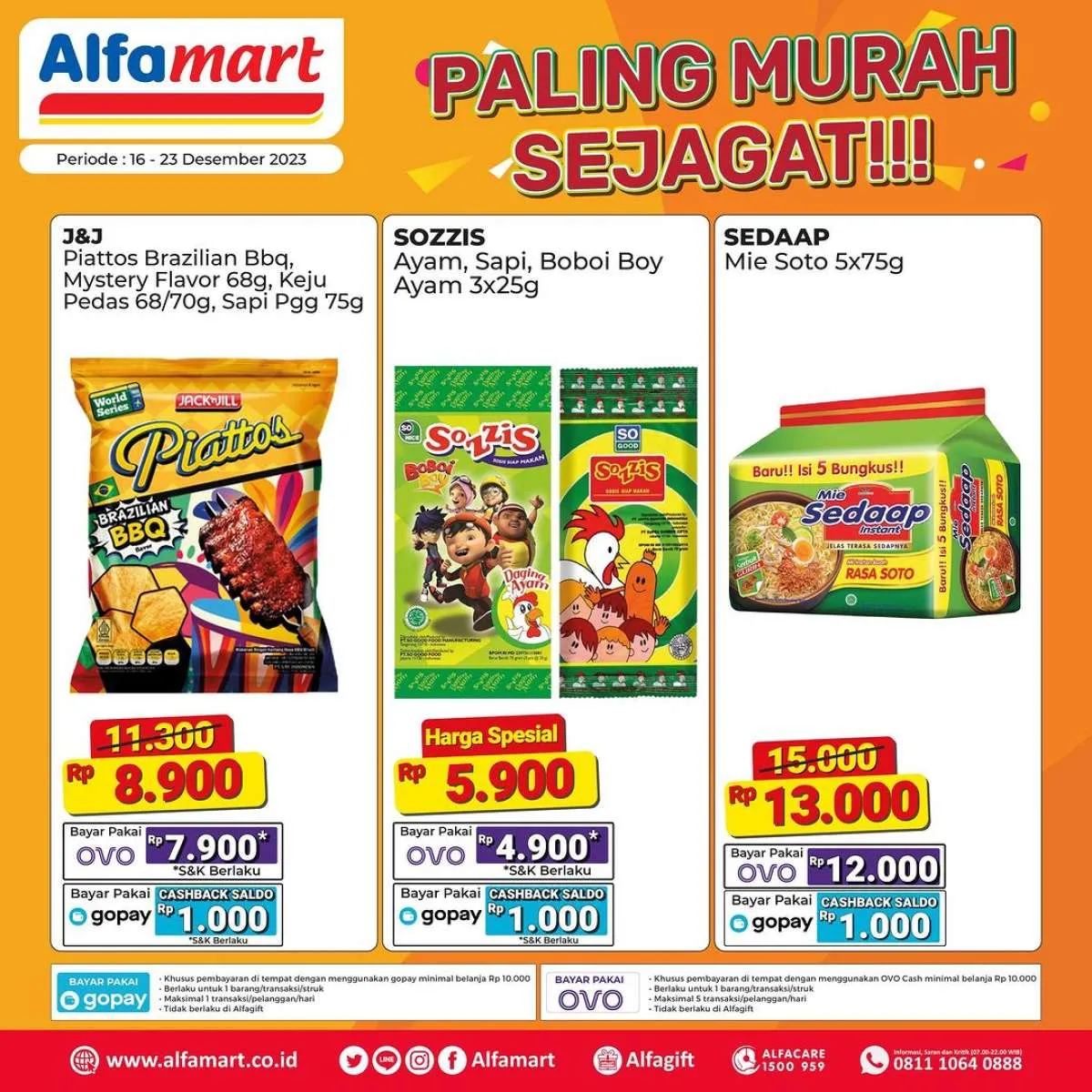 Promo Bayar Lebih Murah Buat Pengguna OVO di Alfamart 16-23 Desember 2023 